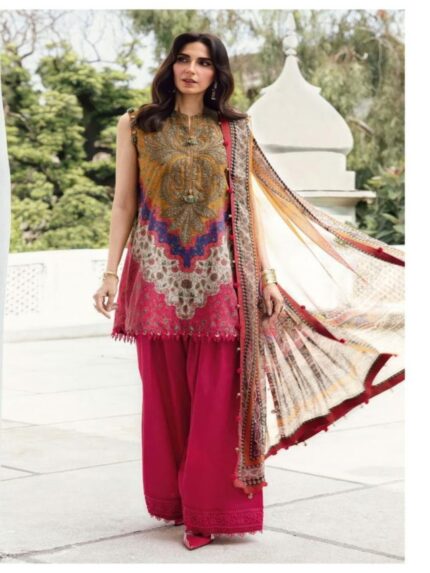 Chiffon Dupatta Cotton Patch Work Pakistani Salwar Kameez